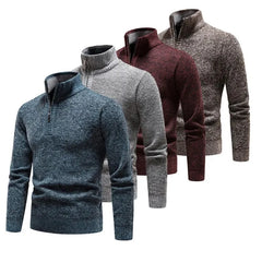 Leo - Marled Half Zip Jumper