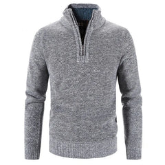 Leo - Marled Half Zip Jumper