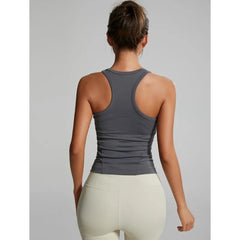 Ruby - Ribbed Racer Tank