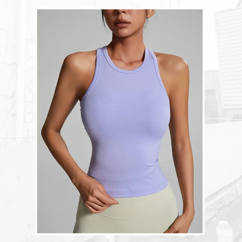 Ruby - Ribbed Racer Tank