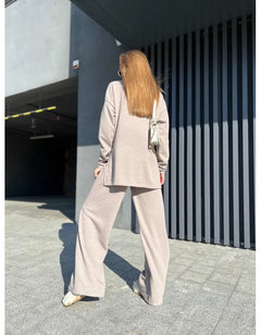 Ella - Knit Top and Trouser Set