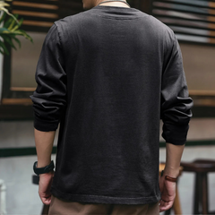 Gilbert - Henley Long Sleeve Top
