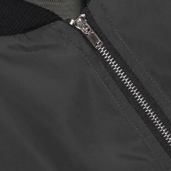 Camille - Zip Bomber with Rib Trim