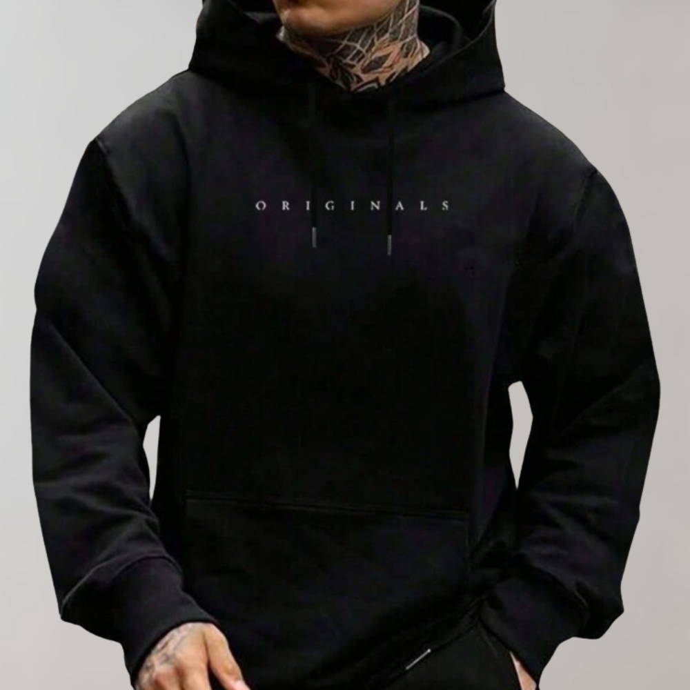 Jameson - Classic Pullover Hoodie — Black