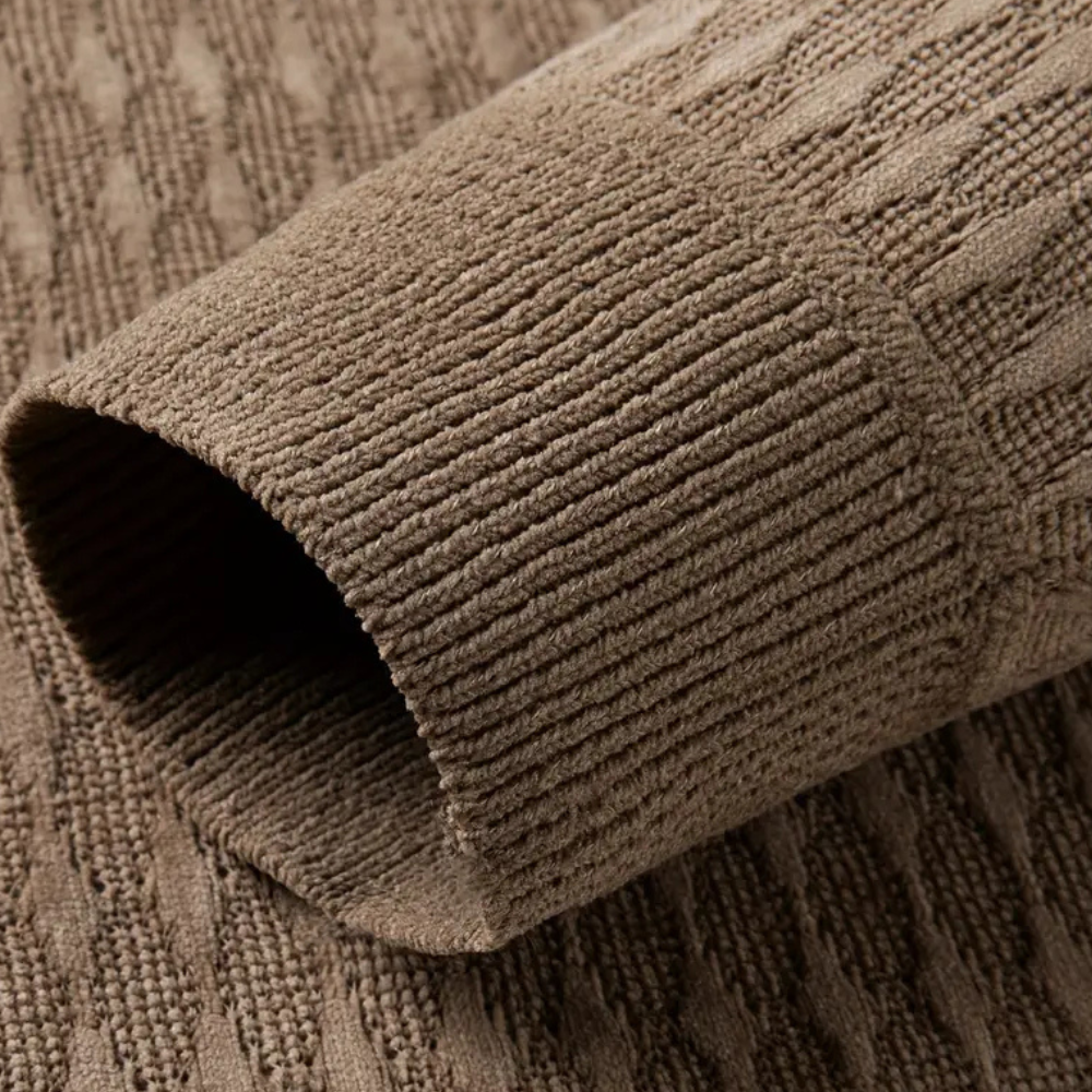 Braxton - Textured Crew Jumper