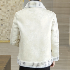 Harvey - Faux Fur Coat in White