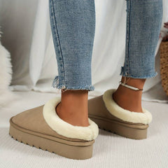 Philippa - Fur Lined Platform Slippers