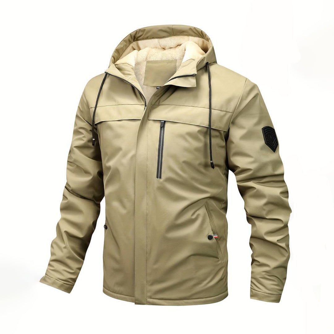 Cooper - Technical Zip Jacket — Khaki