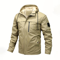 Cooper - Technical Zip Jacket — Khaki