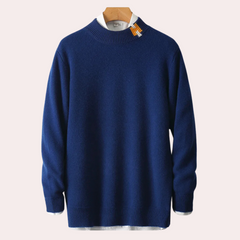 Victor - Crew Neck Jumper — Navy blue