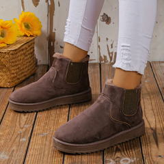 Cordelia - Chunky Chelsea Ankle Boots — Braun