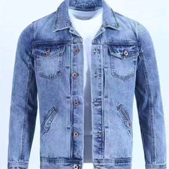 Donovan - Light Denim Trucker Jacket — Light blue