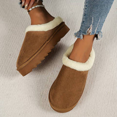 Philippa - Fur Lined Platform Slippers
