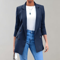 Abigail - Double Breasted Blazer — Marine