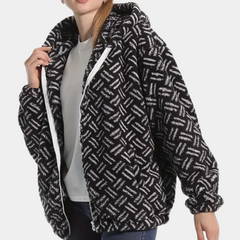 Cecilia - Patterned Fleece Jacket