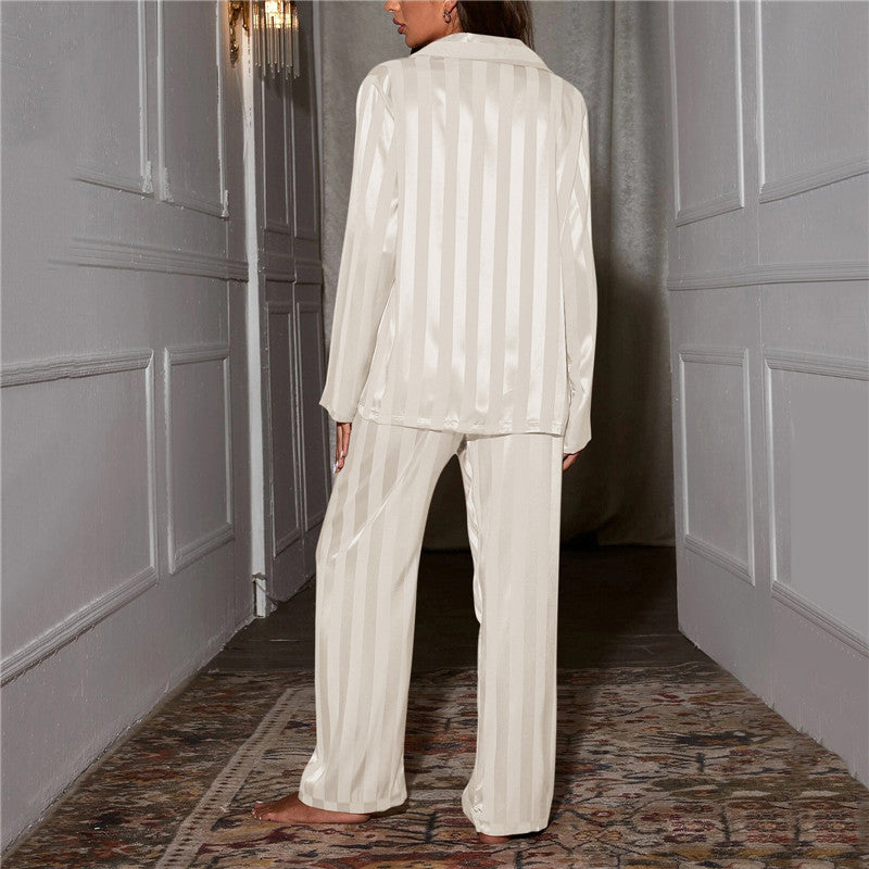 Hattie - Satin Long Pyjama Set