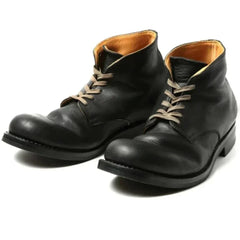 Sharon - Vintage Lace up Boots — Black