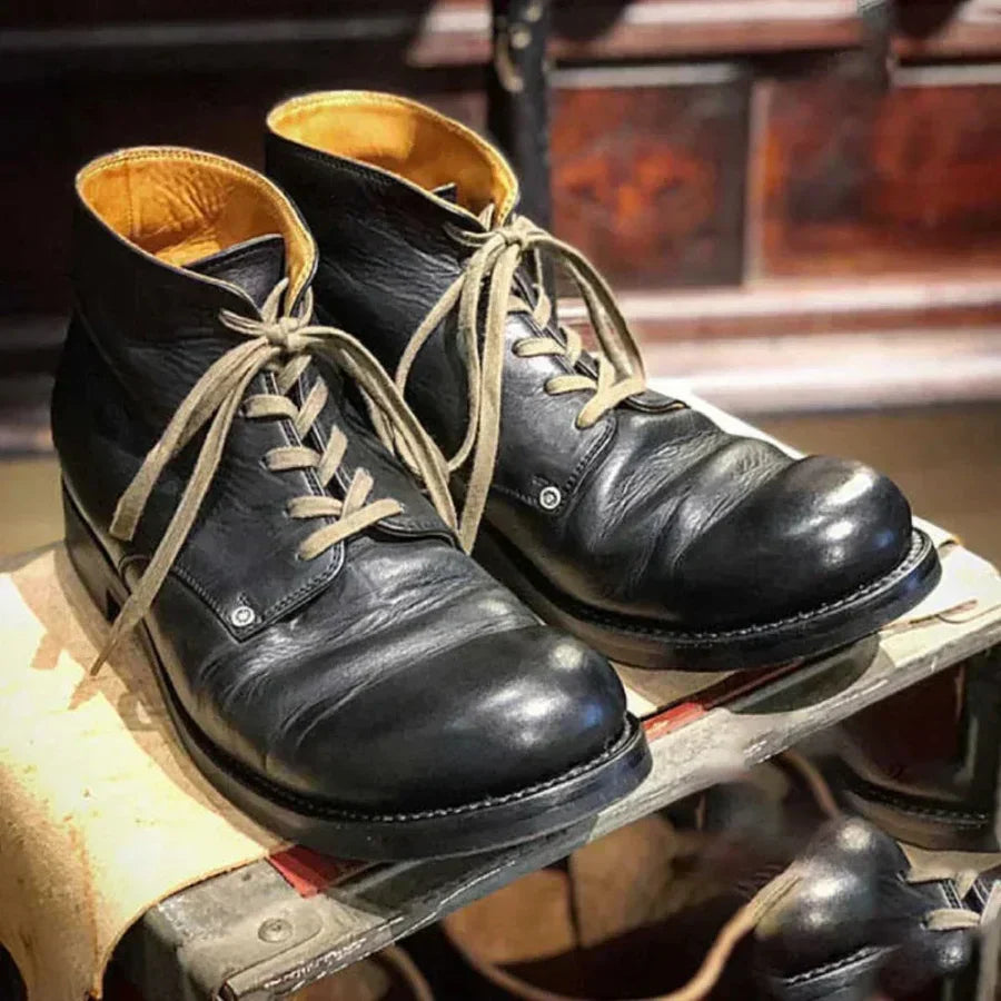 Sharon - Vintage Lace up Boots