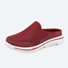 Donovan - Mesh Slip on Mules — Red