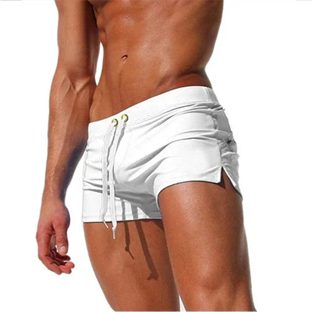Wilhelmina - Short Swim Shorts — White