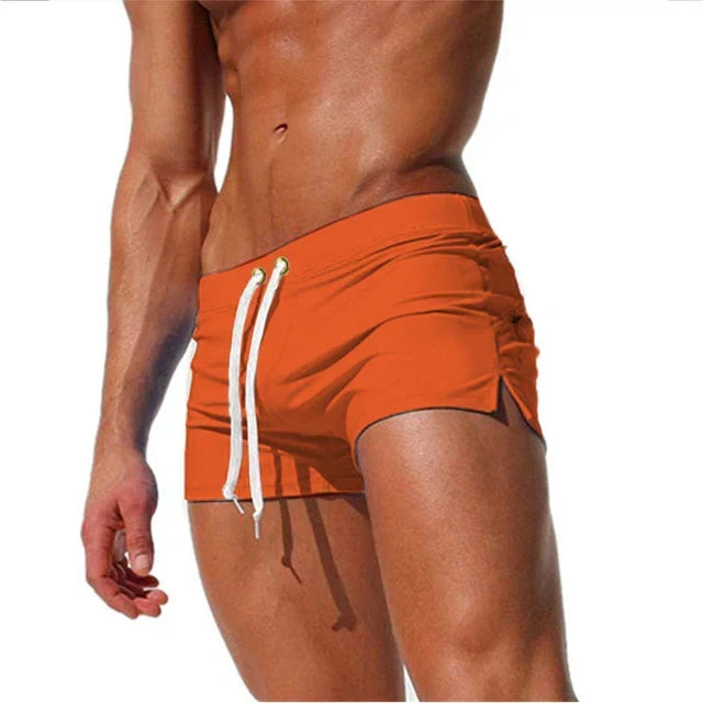 Wilhelmina - Short Swim Shorts — Orange
