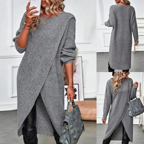 Imogen - Split Hem Knit Tunic