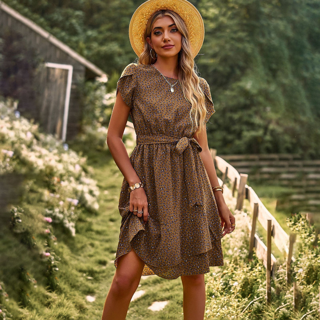 Gabrielle - Ditsy Print Tiered Mini