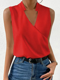 Tessa - Sleeveless Wrap Top