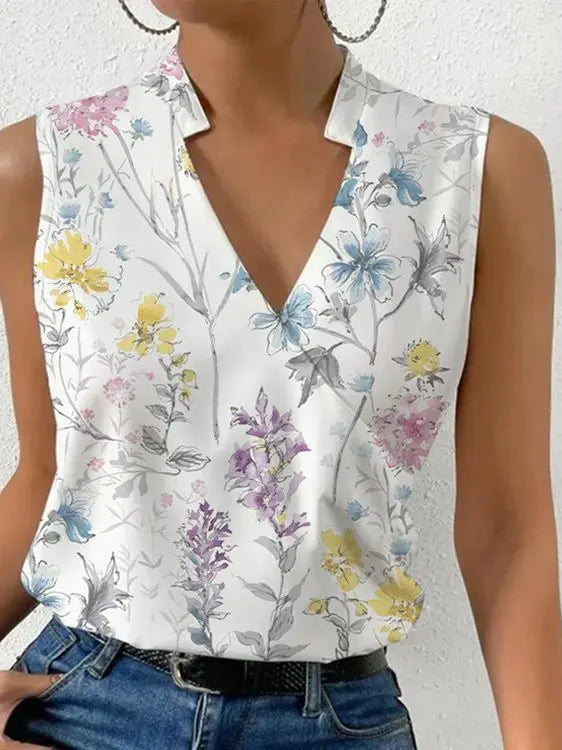 Tessa - Sleeveless Wrap Top