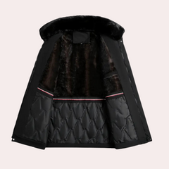 Dennis - Fur Lined Hooded Coat