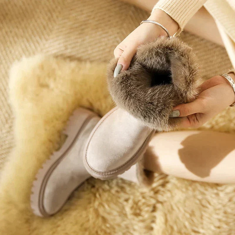 Ursula - Fur Lined Suede Boots