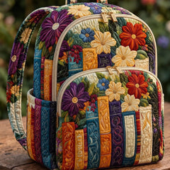 Moira - Bookshelf Quilted Backpack
