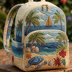Arden - Palm Beach Quilted Backpack
