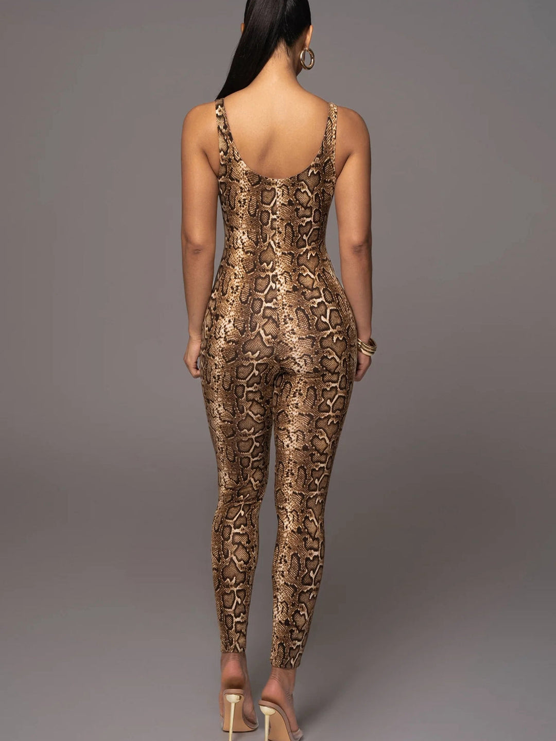 Wilhelmina - Leopard Print Jumpsuit