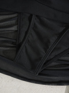 Zinnia - One Shoulder Cutout Swimsuit