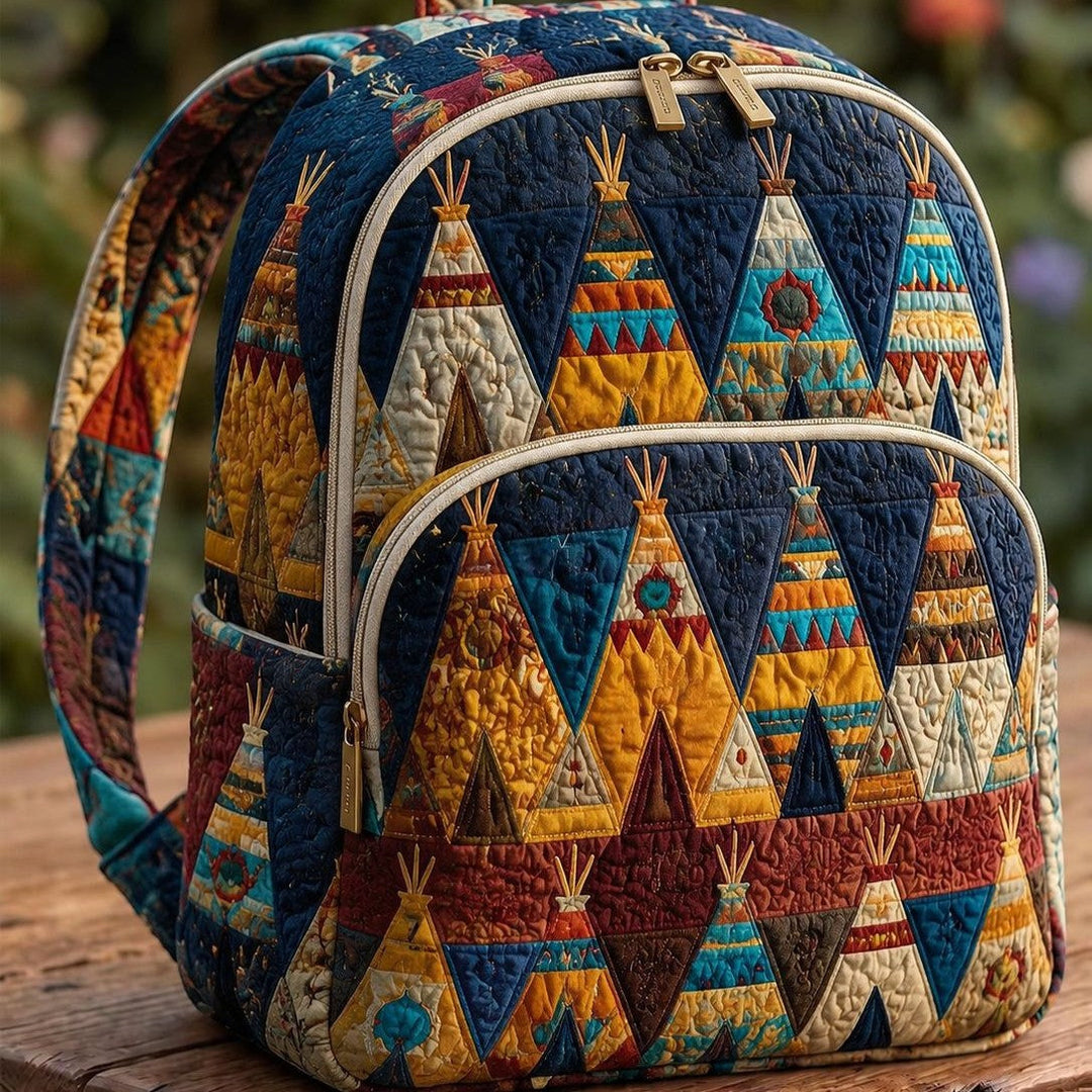 Nettie - Patchwork Tent Backpack