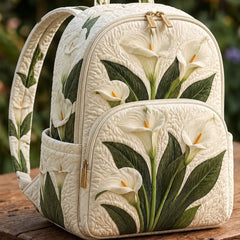Zora - Calla Lily Quilted Backpack