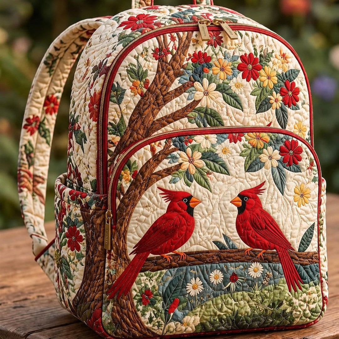 Sunday - Cardinal Bird Backpack