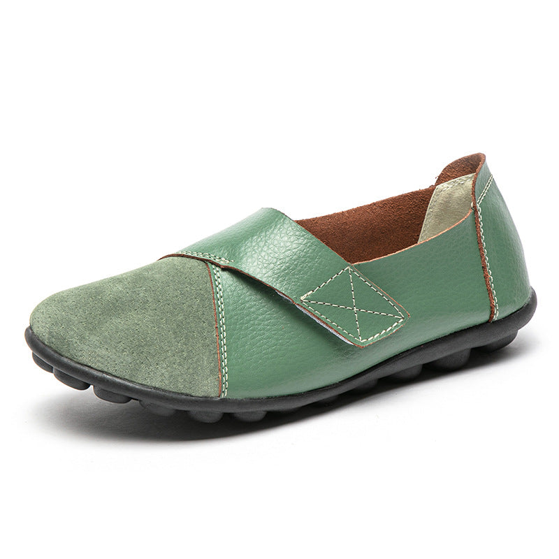 Teresa - Leather Slip on Flats