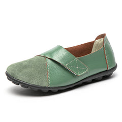 Teresa - Leather Slip on Flats
