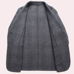 Justin - Houndstooth Wool Blazer