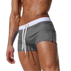 Wilhelmina - Short Swim Shorts — Gray