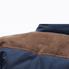 Elliot - Padded Jacket with Suede Yoke