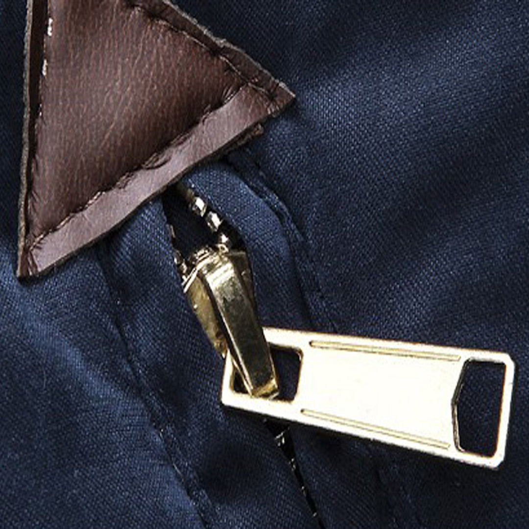 Elliot - Padded Jacket with Suede Yoke
