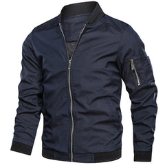 Warwick - Bomber Jacket with Contrast Trim — Blue