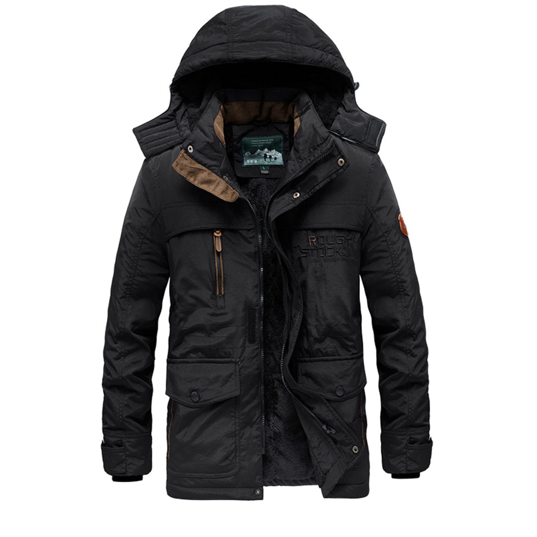 Quinn - Hooded Winter Parka — Black