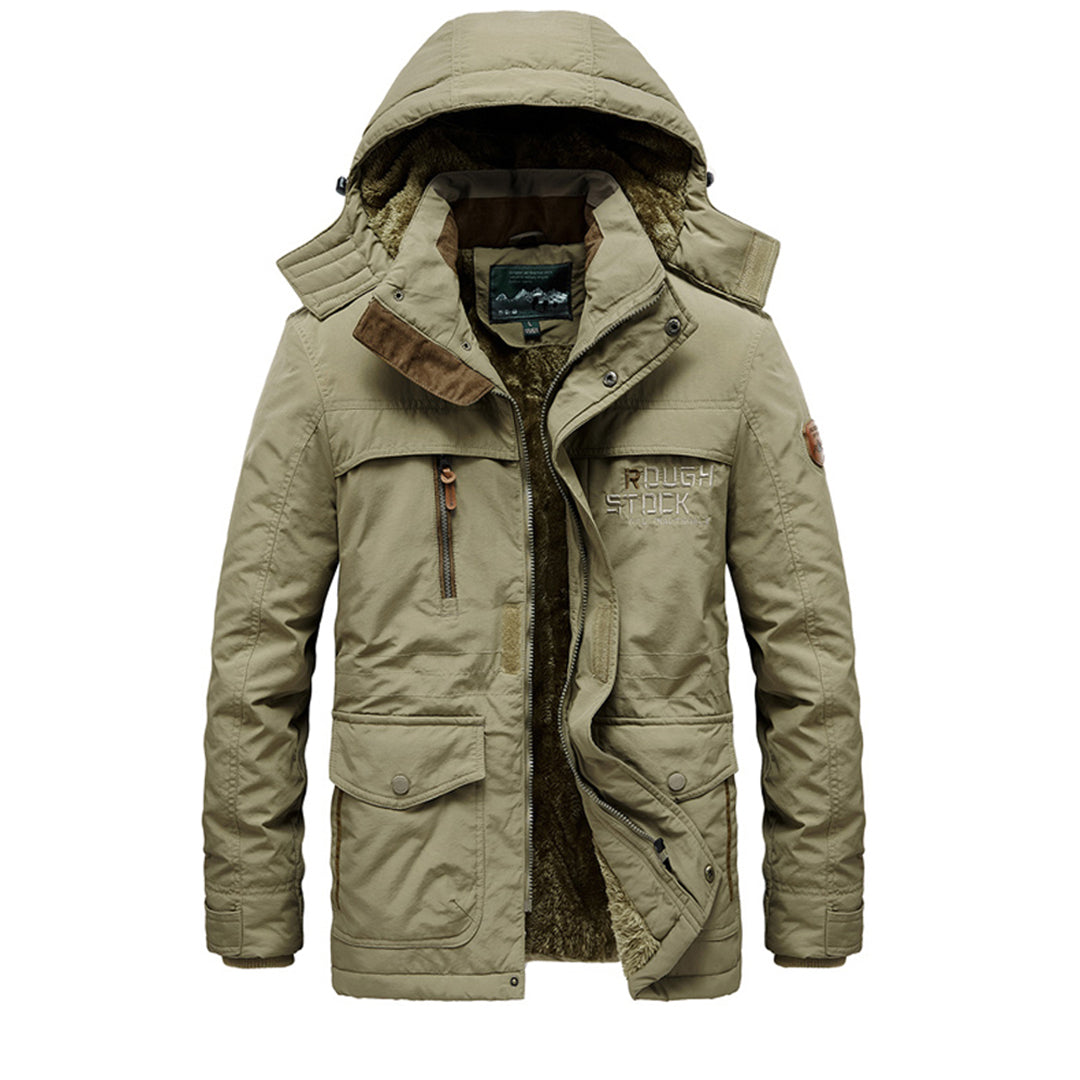 Quinn - Hooded Winter Parka — Khaki
