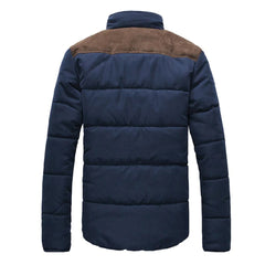 Elliot - Padded Jacket with Suede Yoke