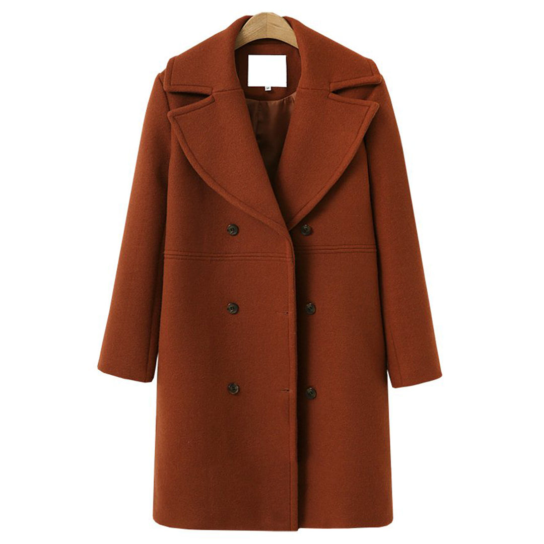 Francesca - Tailored Wool Coat with Lapels