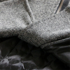 Giselle - Quilted Panel Hooded Coat
